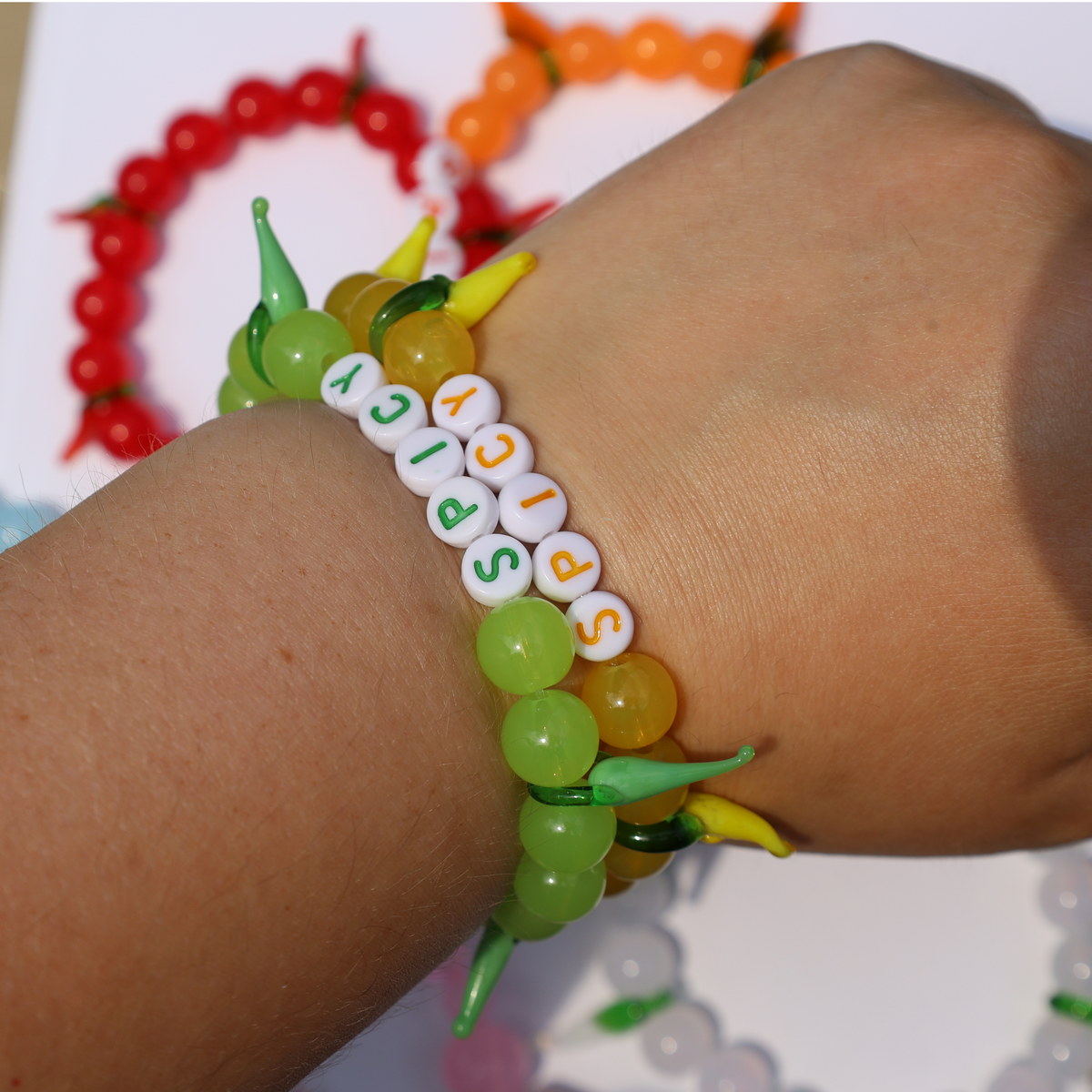 RAINBOW FAUX CANDY BRACELET – Haus of Furey