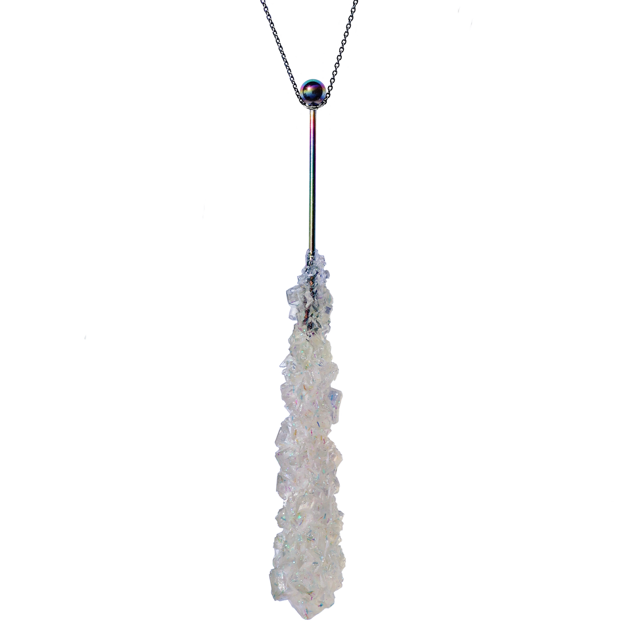 FUNFETTI ROCK CANDY SWIZZLE STICK NECKLACE