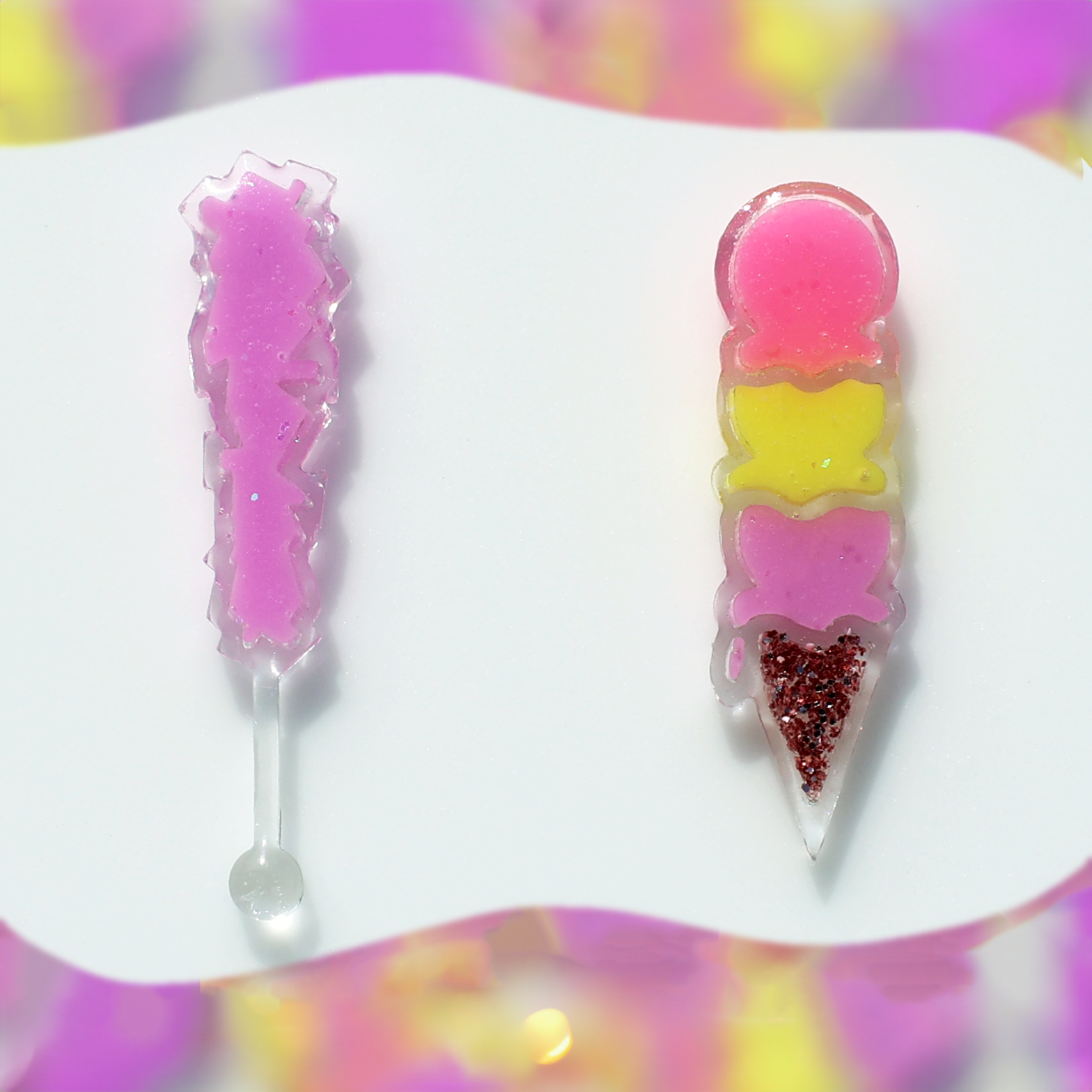 PURPLE ROCK CANDY & TRIPLE SCOOP EAR CANDY