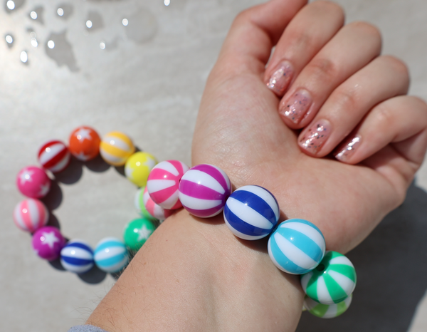 STRIPED BEACH BALL BRACELET