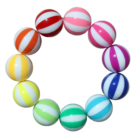 STRIPED BEACH BALL BRACELET