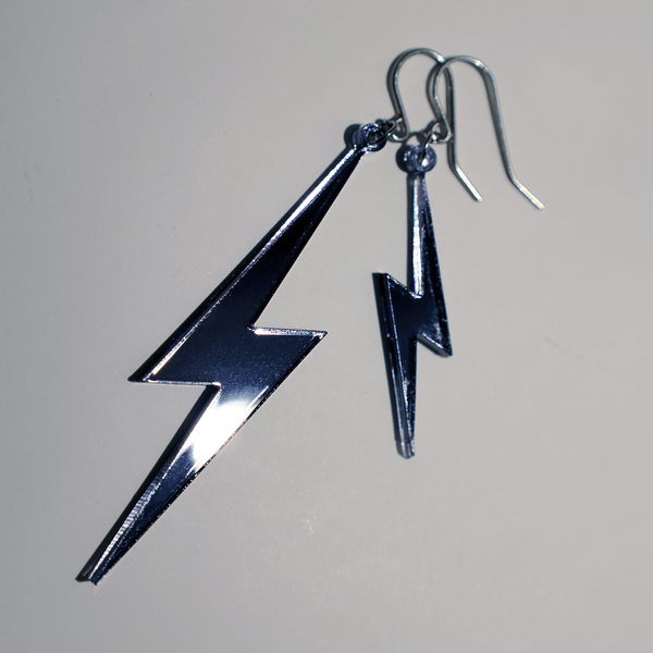 LUCKY STRIKE DOUBLE BOLT EARRINGS