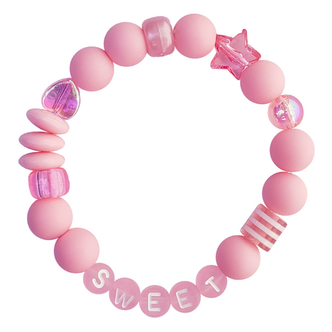 PINK SWEET KANDI BRACELET